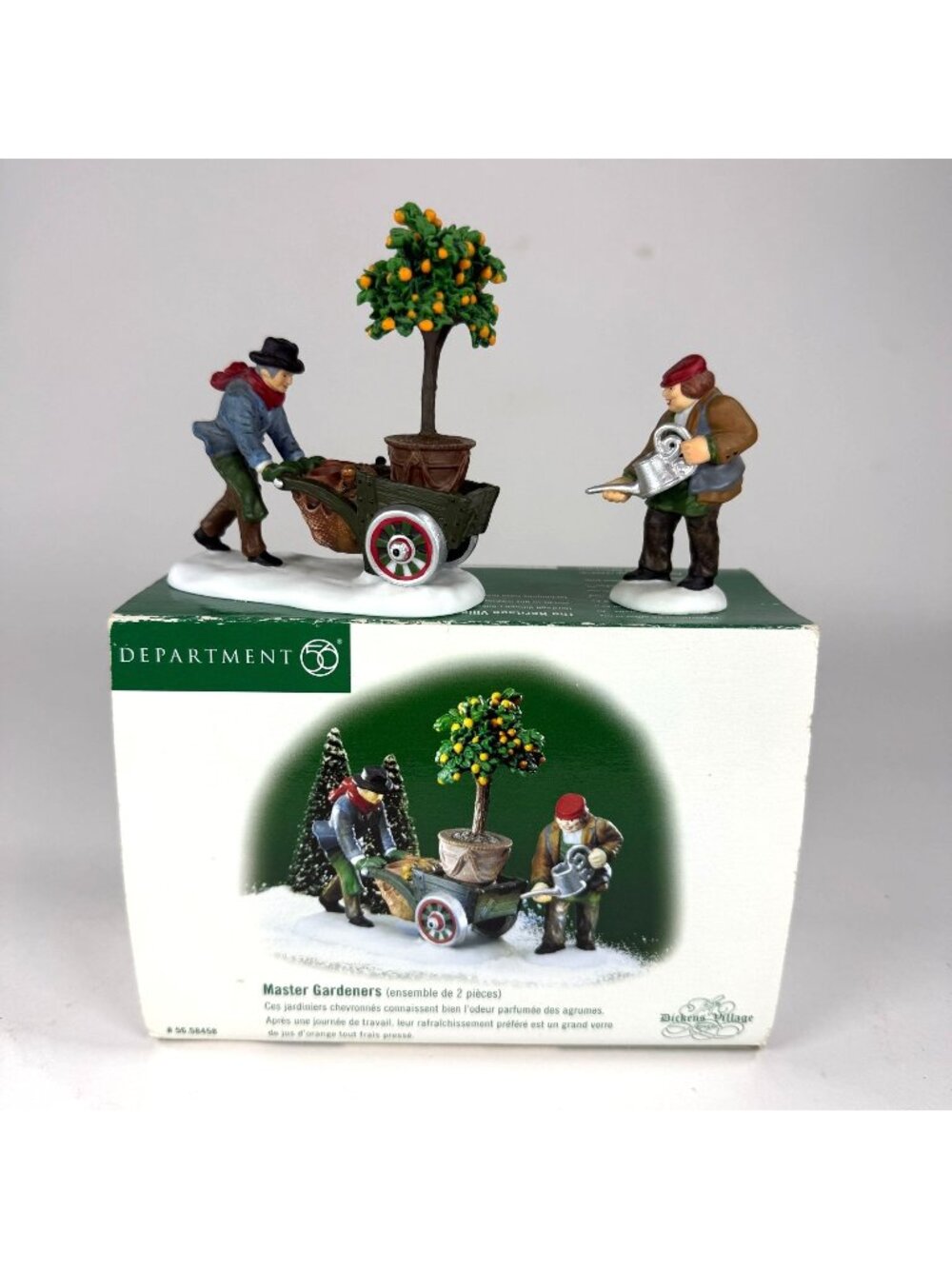 Department 56 Master Gardeners Set of 2 Dickens Village Series Retired 58458